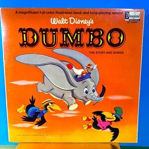 Walt Disney's Dumbo 1965 Storybook And Songs Disneyland ST 3904 Vinyl Record 12”